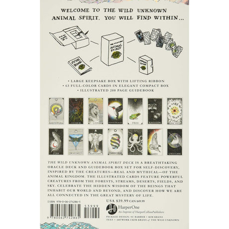 The Wild Unknown Animal Spirit Deck and Guidebook (Official Keepsake Box Set) by Kim Krans - Magick Magick.com