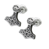 Thor Hammer Ear Studs - Magick Magick.com