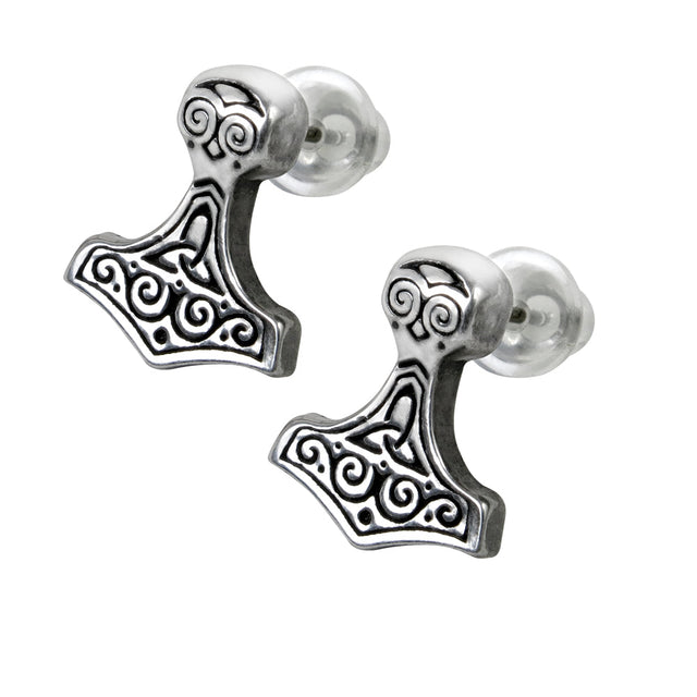 Thor Hammer Ear Studs - Magick Magick.com