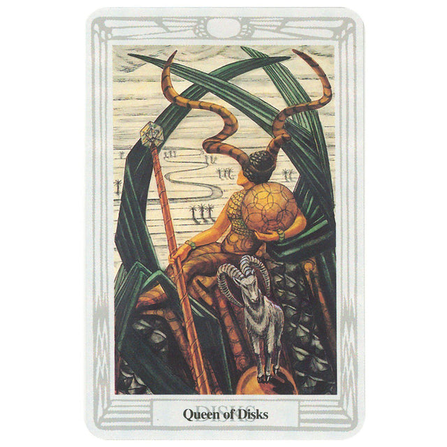 Thoth Tarot Deck (Green) by Aleister Crowley, Lady Frieda Harris - Magick Magick.com