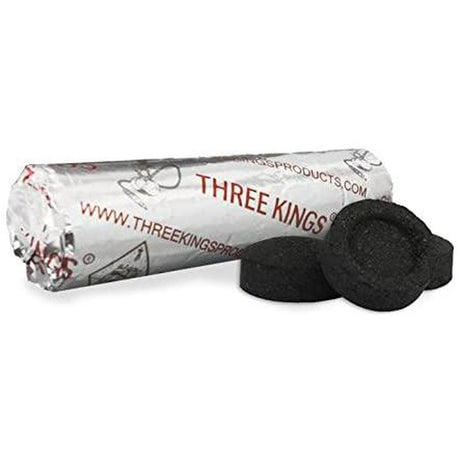 Three Kings 33 mm Charcoal (10 Tablets) - Magick Magick.com