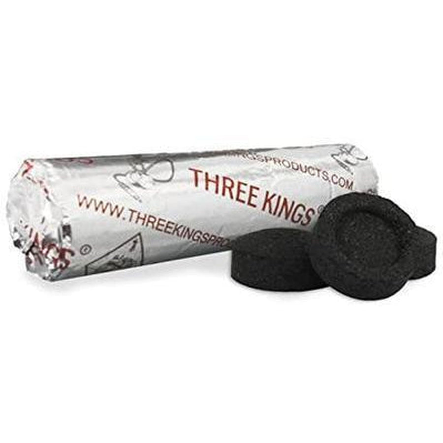 Three Kings 40 mm Charcoal (10 Tablets) - Magick Magick.com