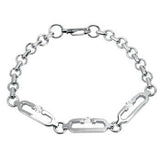 Three Stone Stainless Steel Bracelet - Magick Magick.com