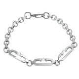 Three Stone Stainless Steel Bracelet - Magick Magick.com