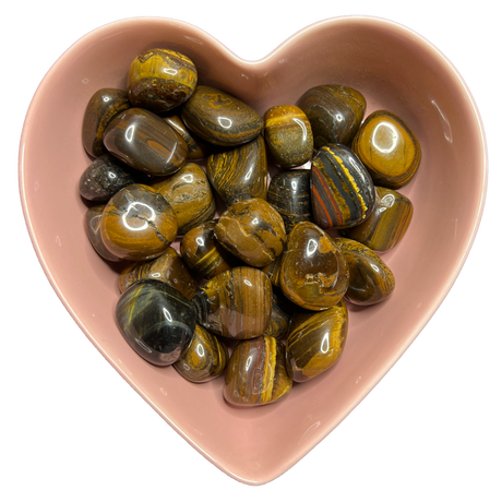 Tiger Jasper Tumbled Stone Natural Gemstone - One Stone - Magick Magick.com