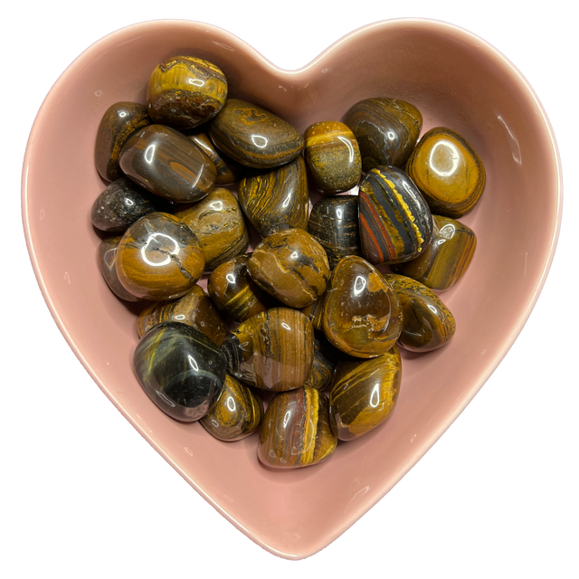 Tiger Jasper Tumbled Stone Natural Gemstone - One Stone - Magick Magick.com