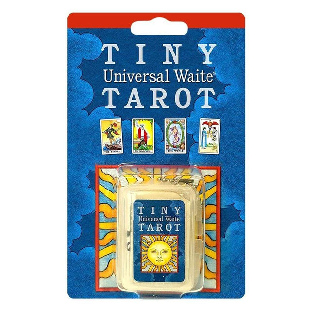 Tiny Tarot Key Chain (Universal Waite Tarot) by Mary Hanson-Roberts - Magick Magick.com