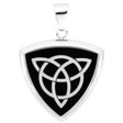 Trinity Shield Stainless Steel Pendant - Magick Magick.com