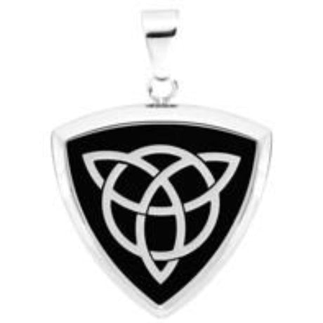 Trinity Shield Stainless Steel Pendant - Magick Magick.com