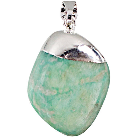 Tumbled Stone Pendant - Amazonite - Magick Magick.com