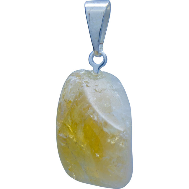 Tumbled Stone Pendant - Citrine - Magick Magick.com