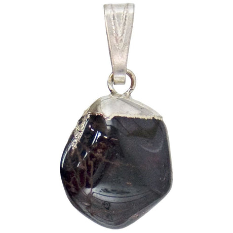 Tumbled Stone Pendant - Garnet - Magick Magick.com