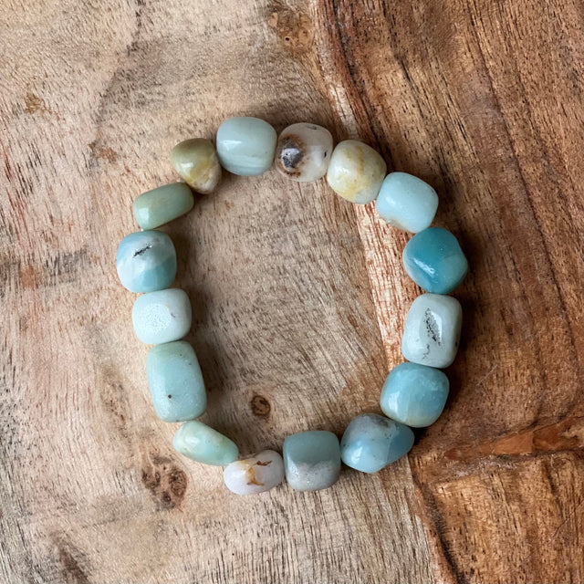 Tumbled Stones Bracelet - Amazonite - Magick Magick.com