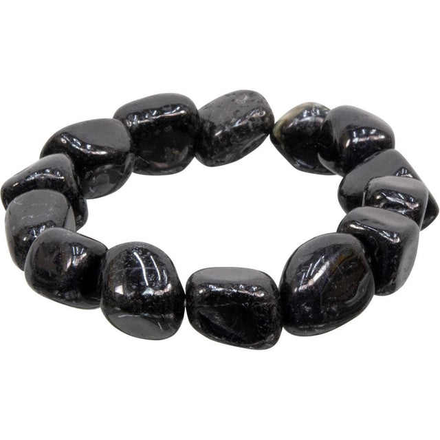 Tumbled Stones Bracelet - Black Tourmaline - Magick Magick.com