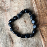 Tumbled Stones Bracelet - Black Tourmaline - Magick Magick.com