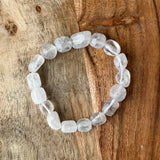 Tumbled Stones Bracelet - Clear Quartz - Magick Magick.com