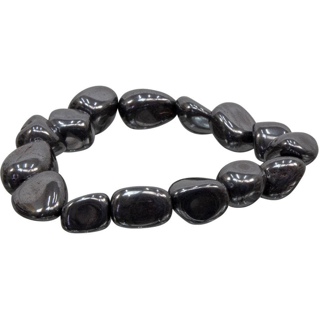 Tumbled Stones Bracelet - Hematite - Magick Magick.com