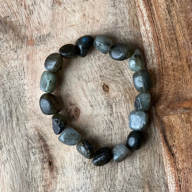 Tumbled Stones Bracelet - Labradorite - Magick Magick.com