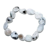 Tumbled Stones Bracelet - Rainbow Moonstone - Magick Magick.com