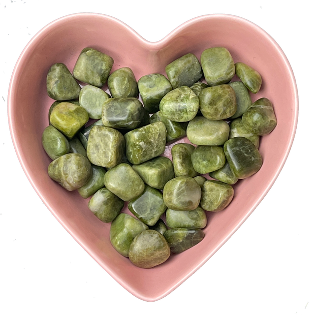 Vesuvianite Tumbled Stone Natural Gemstone - One Stone - Magick Magick.com