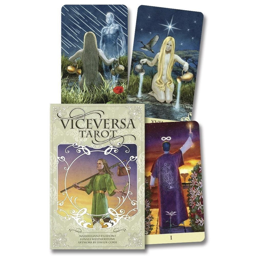 Vice Versa Tarot Kit by Massimiliano Filadoro, Lunaea Weatherstone – Magick