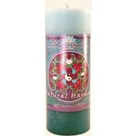 Well Being 2.5" x 6" Mandala Pillar Candle - Magick Magick.com