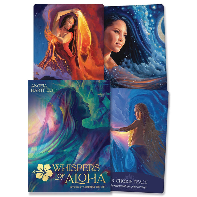 Whispers of Aloha Oracle Deck by Angela Hartfield, Christina De Hoff - Magick Magick.com