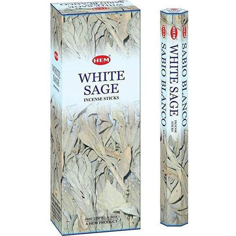 White Sage HEM Incense Stick 20 Pack - Magick Magick.com