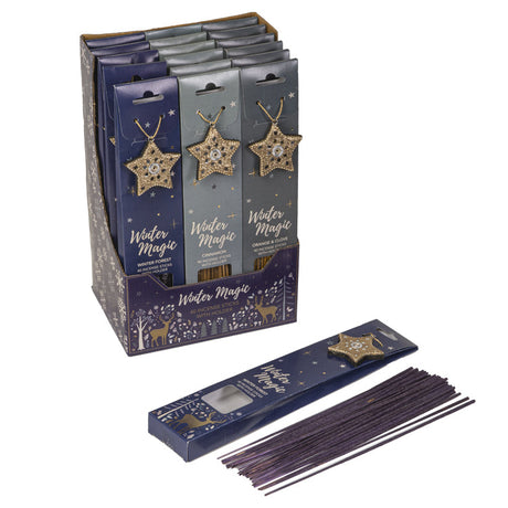 Winter Magic Series Incense Sticks Display Set (18 Packs) - Magick Magick.com