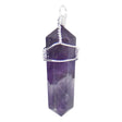 Wire Wrapped Point Pendant - Amethyst - Magick Magick.com
