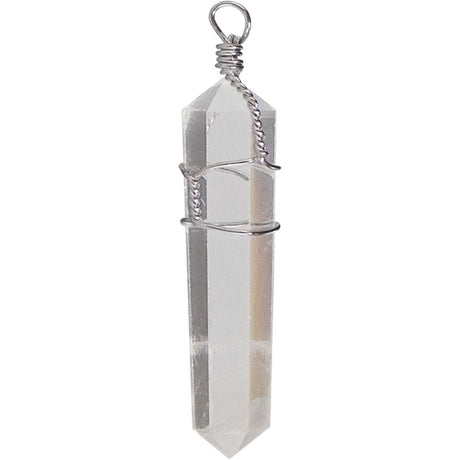 Wire Wrapped Point Pendant - Clear Quartz - Magick Magick.com