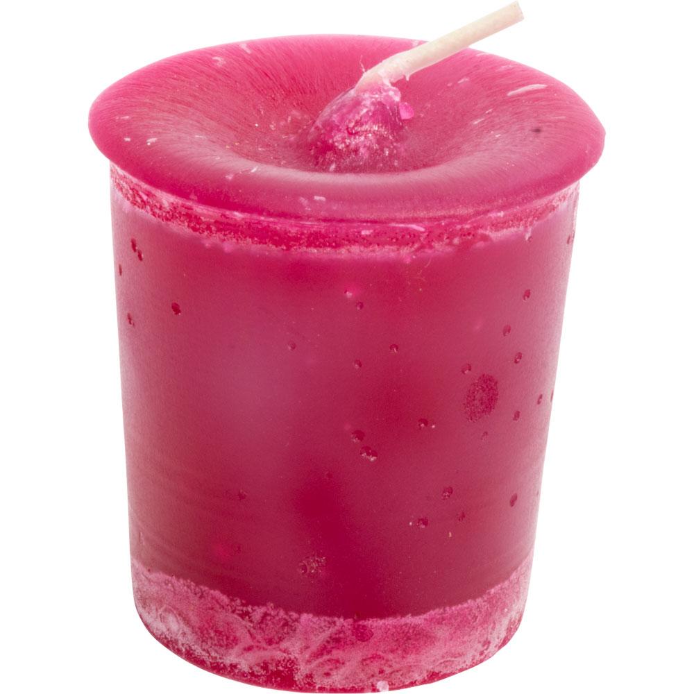 Wisdom Herbal Reiki Charged Votive Candle - Mulberry - Magick Magick.com