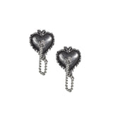 Witches Heart Studs - Magick Magick.com