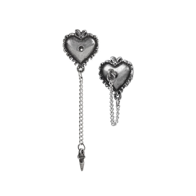 Witches Heart Studs - Magick Magick.com