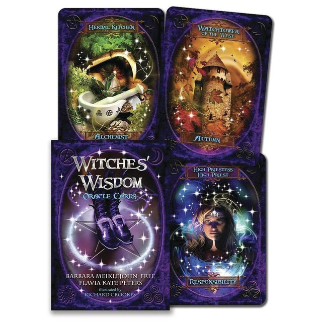 Witches' Wisdom Oracle by Barbara Meiklejohn-Free & Flavia Kate Peters - Magick Magick.com