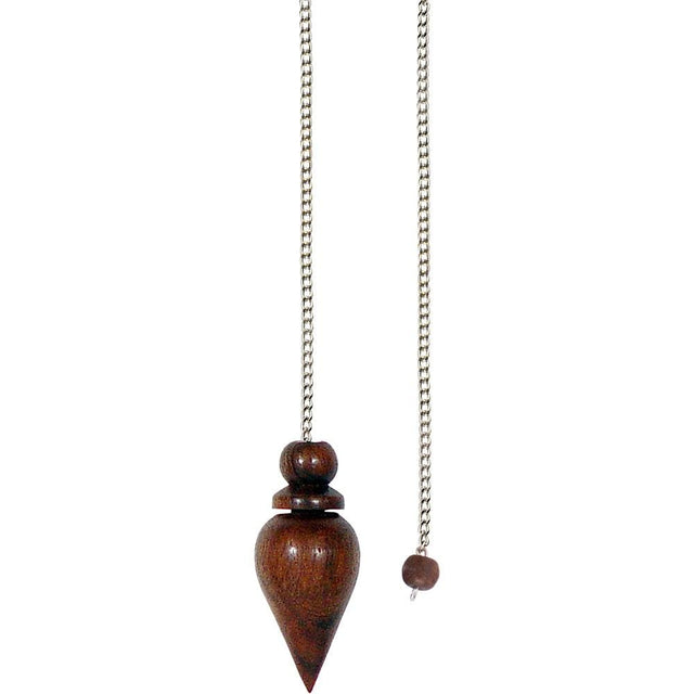 Wood Pendulum with Chamber (Random Design) - Magick Magick.com